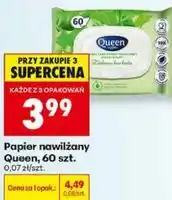 Biedronka Papier nawilżany Queen oferta