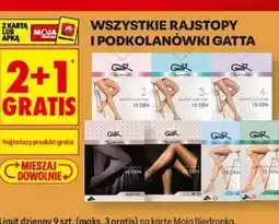 Biedronka Wszystkie rajstopy i podkolanówki Gatta oferta