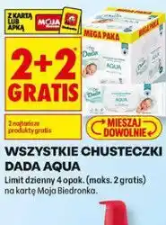Biedronka Chusteczki nawilżane Dada Aqua oferta