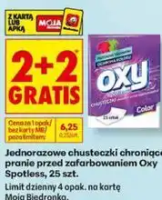 Biedronka Jednorazowe chusteczki chroniące pranie przed zafarbowaniem Oxy Spotless, 25 szt oferta