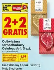 Biedronka Odświeżacz samochodowy Celuloza Aril, 3 szt oferta