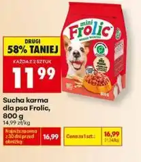 Biedronka Sucha karma dla psa Frolic oferta