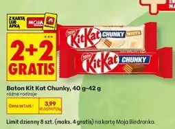 Biedronka Baton Kit Kat Chunky, 40 g-42 g, różne rodzaje oferta