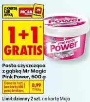 Biedronka Pasta czyszcząca z gąbką Mr Magic Pink Power oferta