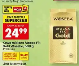 Biedronka Kawa mielona Mocca Fix Gold Woseba oferta