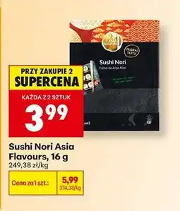 Biedronka Sushi Nori Asia Flavours 16 g oferta