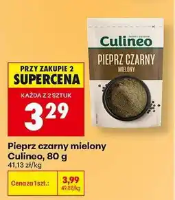 Biedronka Pieprz czarny mielony Culineo, 80 g oferta