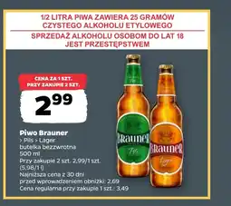 Netto Piwo Brauner oferta