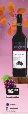 Netto Wino czerwone półwytrawne Quay Landing oferta
