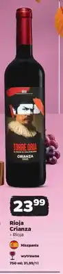 Netto Wino czerwone wytrawne Rioja Crianza Torre Oria oferta