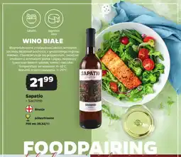 Netto Wino białe półwytrawne Sapatio Sachino oferta