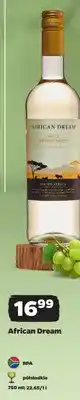 Netto Wino białe półsłodkie African Dream oferta