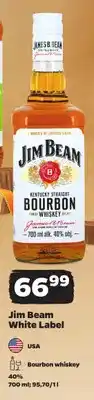 Netto Bourbon whiskey Jim Beam White Label oferta