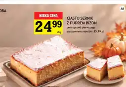 Gram Market Ciasto sernik z pudrem Bizon oferta