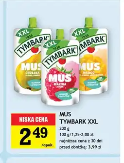 Gram Market Mus Tymbark XXL gruszka jabłko banan oferta