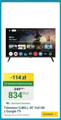 ERLI Telewizor Q.BELL 40 Full Hd z Google Tv oferta