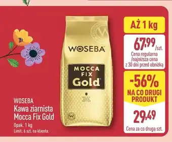 Kawa ziarnista Mocca Fix Gold Woseba