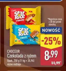 ALDI Czekolada z ryżem Star Rice crunchy Choceur oferta