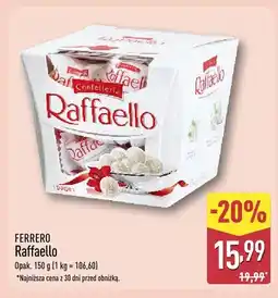 ALDI Praliny Raffaello Ferrero oferta