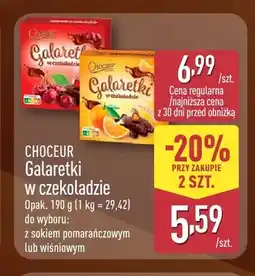 ALDI Galaretki w czekoladzie z sokiem pomarańczowym Choceur oferta