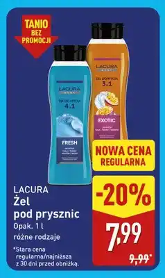 ALDI Żel pod prysznic Lacura oferta