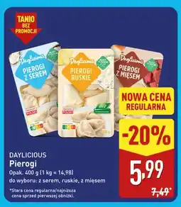 ALDI Pierogi z mięsem Daylicious oferta