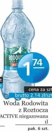 Specjał Woda Rodowita z Roztocza oferta
