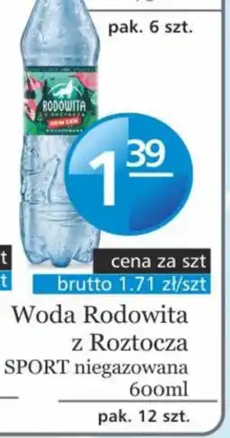Specjał Woda Rodowita z Roztocza oferta