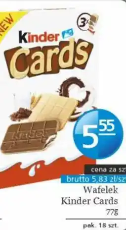 Specjał Wafelek Kinder Cards oferta