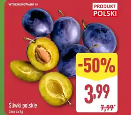 ALDI Śliwki Polski oferta