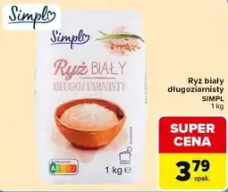 Carrefour Ryż biały długoziarnisty SIMPL oferta