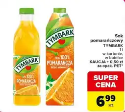 Carrefour Sok pomarańczowy TYMBARK oferta
