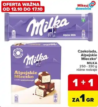 Milka Alpejskie Mleczko