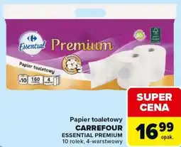 Carrefour Papier toaletowy Carrefour Essential Premium oferta