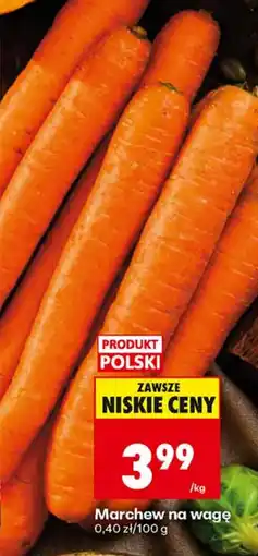 Biedronka Marchew na wagę oferta