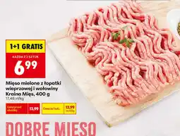 Biedronka Mięso mielone z łopatki wieprzowej i wołowny Kraina Mięs oferta
