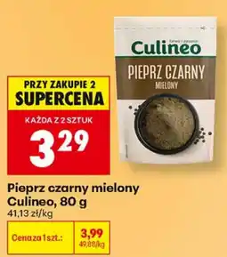 Biedronka Pieprz czarny mielony Culineo oferta