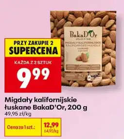 Biedronka Migdały kalifornijskie łuskane BakaD'Or oferta
