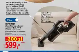 Lidl SILVERCREST Akumulatorowy odkurzacz cyklonowy 2 w 1, 400 W oferta