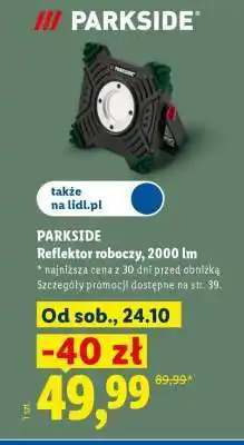 Lidl PARKSIDE Reflektor roboczy, 2000 lm oferta