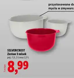 Lidl SILVERCREST Zestaw 3 misek oferta