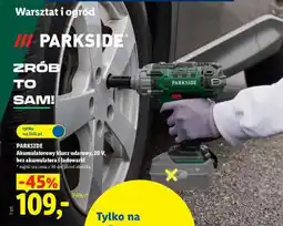 Lidl Parkside Akumulatorowy klucz udarowy 20 V oferta