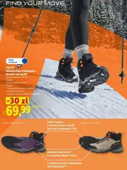 Lidl Crivit Skórzane buty trekkingowe damskie lub męskie oferta