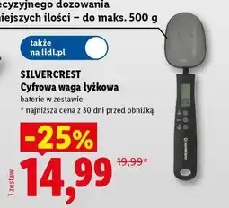 Lidl SILVERCREST Cyfrowa waga łyżkowa oferta