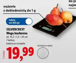 Lidl SILVERCREST Waga kuchenna oferta
