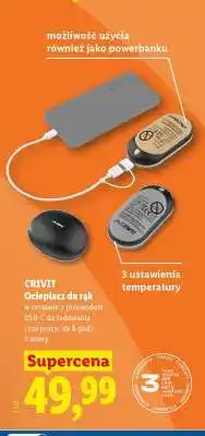 Lidl CRIVIT Ocieplacz do rąk oferta