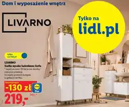 Lidl LIVARNO Szafka wysoka łazienkowa Corfu oferta