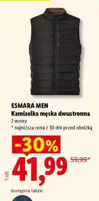 Lidl Esmara men Kamizelka męska dwustronna oferta