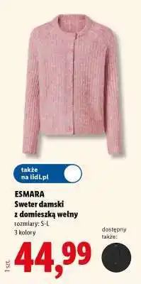 Lidl Esmara Sweter damski z domieszką wełny oferta