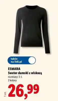 Lidl Esmara Sweter damski z wiskoza oferta